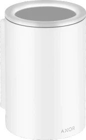 Hansgrohe Axor Universal Circular Zahnputzbecher mit Halter mattweiß