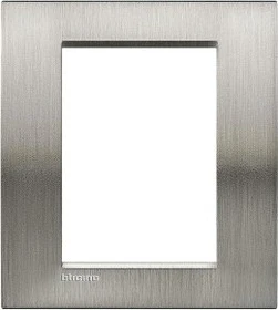 Bticino Livinglight Abdeckrahmen 1-fach, stahl