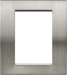 Bticino Livinglight Abdeckrahmen 1-fach, stahl