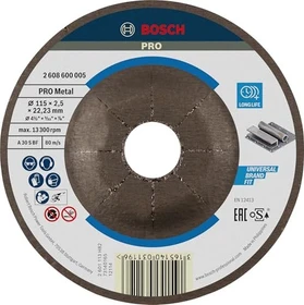 Bosch Professional A30SBF Expert for Metal Trennscheibe, 115x2.5x22.23mm, 1 Stück