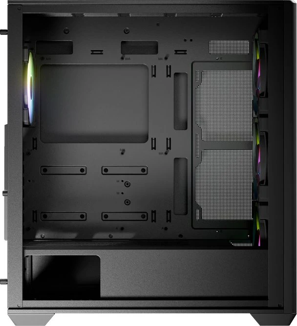 LC-Power Gaming 811B Meshwork_XL Dark, schwarz, Glasfenster