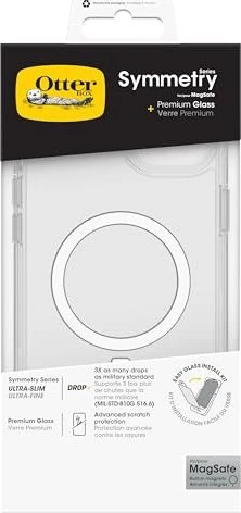 Otterbox Symmetry Clear mit MagSafe + Premium Glass für Apple iPhone 15 Plus