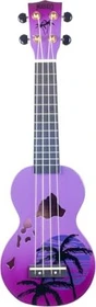 Mahalo Designer Series Soprano Ukulele Hawaii Purple Burst