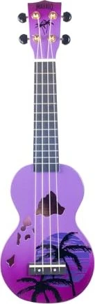 Mahalo Designer Series Soprano Ukulele Hawaii Purple Burst