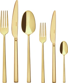 Sambonet Rock Edelstahl PVD Besteck-Set gold, 36-tlg.