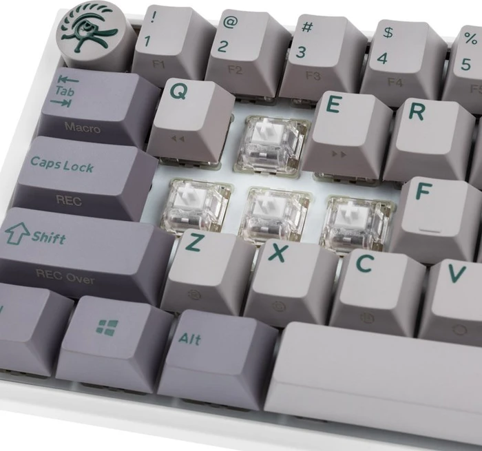 Ducky One 3 SF, Mist Grey, PBT, LEDs RGB, MX RGB ERGO CLEAR, USB, US