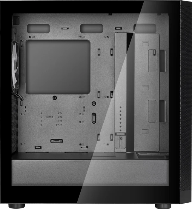 SilverStone Fara 514X, schwarz, Glasfenster