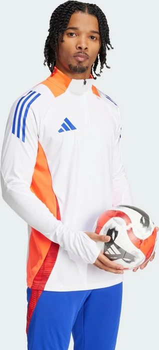 adidas Tiro 24 Competition Funktionsshirt langarm white/app solar red (Herren)