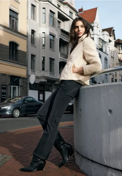 Street One Fake Fur Jacke soft beige (Damen)