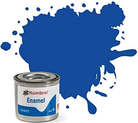 Humbrol Enamel Paint 222 moonlight blue metallic, 14ml