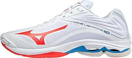 Mizuno Wave Lightning Z6 Volleyballschuhe white/enamel blue