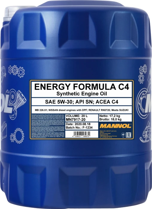 Mannol Energy Formula C4 5W-30