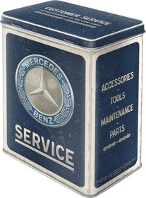 Nostalgic Art Retro Mercedes-Benz - Service Emblem blue Aufbewahrungsbehälter 3l