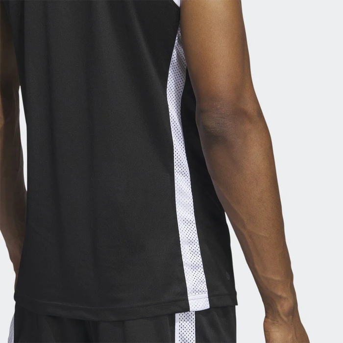 adidas Icon Squad Trikot ärmellos schwarz/weiß (Herren)