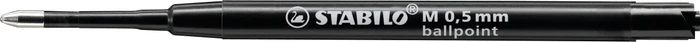 STABILO pointball Refill Großraummine G2 0.5mm schwarz, 2er-Pack