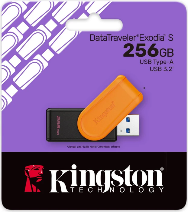 Kingston DataTraveler Exodia S 256GB orange, USB-A, USB 3.2 Gen 1×1