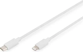 Digitus Daten- und Ladekabel USB-C/Lightning 1.0m weiß
