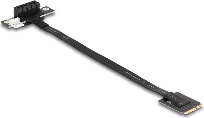 DeLOCK Riser Karte, gewinkelt, PCIe 4.0, 200mm