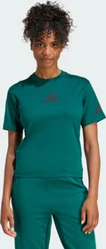 adidas Z.N.E. T-Shirt kurzarm collegiate green (Damen)