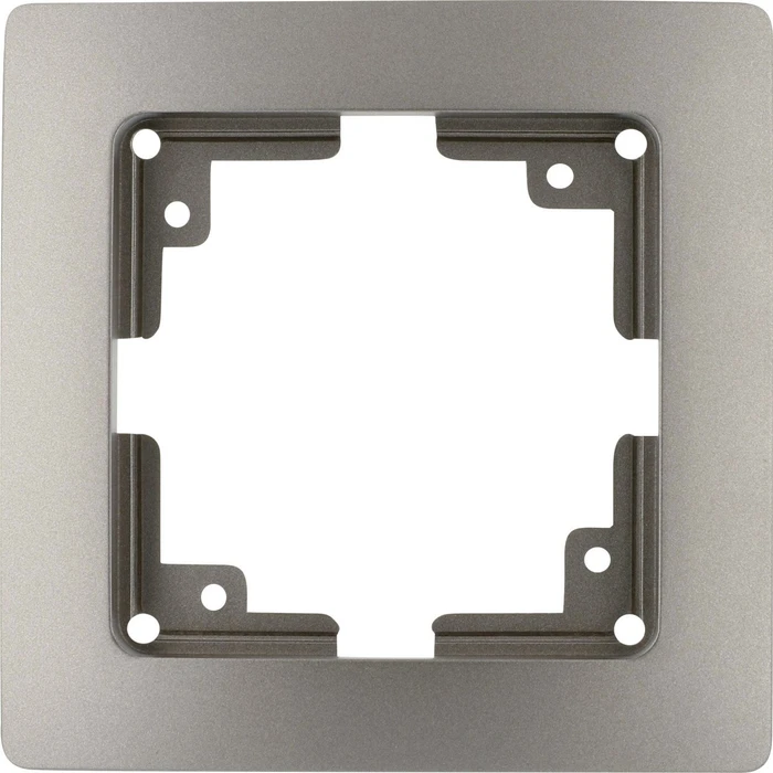 uniTEC MONACO Serie 204 Abdeckrahmen 1-fach, platin