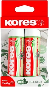 Kores Klebestift Eco, 80g (2x 40g)