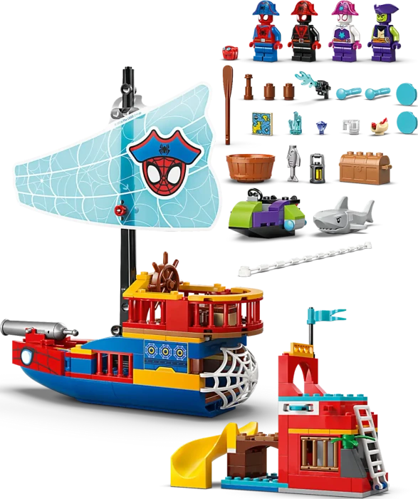LEGO Juniors - Piratenschiff von Spideys Team