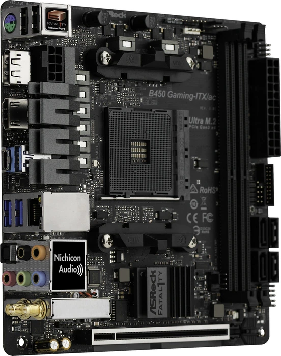 ASRock Fatal1ty B450 Gaming-ITX/ac (AMD AM4)
