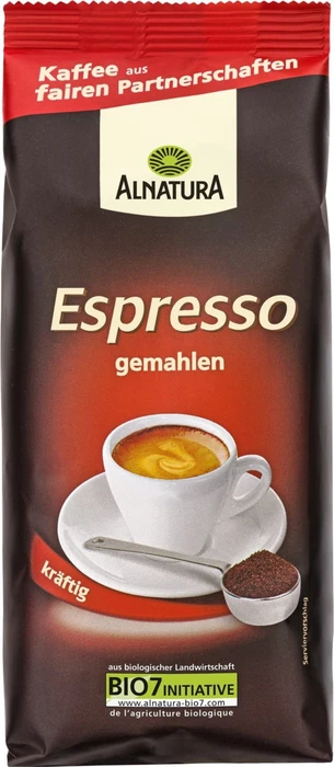 Alnatura Espresso Kaffeepulver, 250g