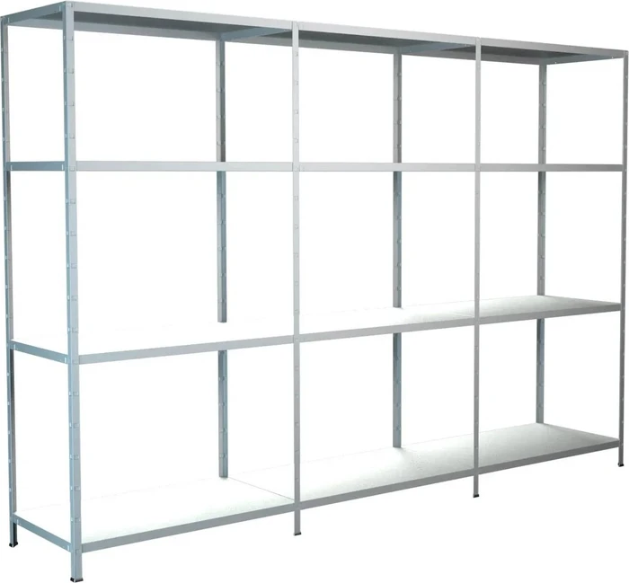 Schulte Lagertechnik PowerMAX Schwerlastregal 340x180x50cm weiß