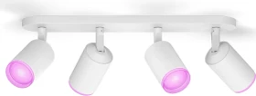 Philips Hue White and Color Ambiance Fugato Spot 4-flammig weiß