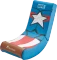 X Rocker Marvel Icon Video Rocker Gaming Bodensessel für Kinder/Jugendliche, Captain America rot/blau Vorschaubild