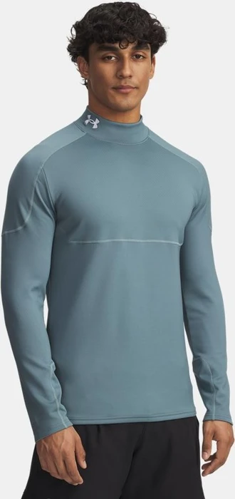 Under Armour Cold Weather Grid Funktionsshirt langarm jasper blue/serpentine/white (Herren)