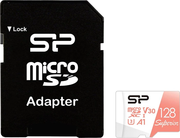 Silicon Power Superior, microSD UHS-I U3, A1, V30