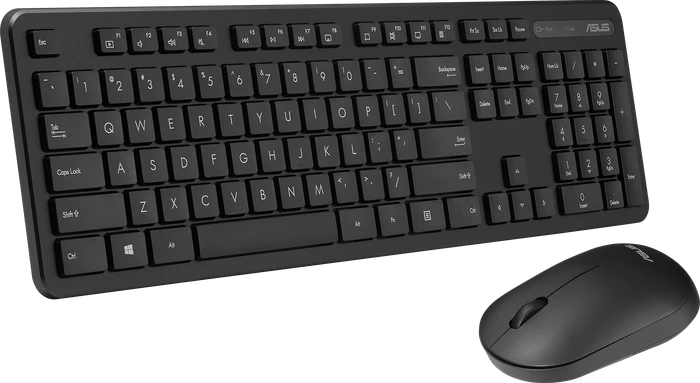 ASUS CW100 Wireless Keyboard and Mouse Set, schwarz, USB, DE