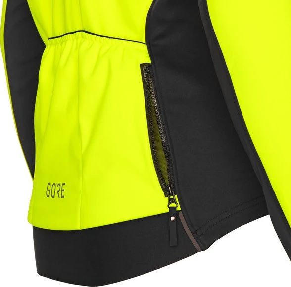 Gore Wear C3 Gore-Tex Infinium Thermo Fahrradjacke neon yellow/black (Herren)