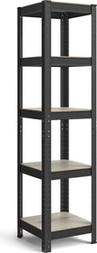 Songmics Schwerlastregal 37x150x37cm schwarz