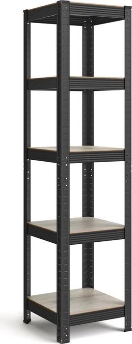 Songmics Schwerlastregal 37x150x37cm schwarz