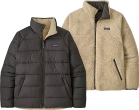 Patagonia Reversible Silent Down Fleece Funktionsjacke schwarz (Herren)