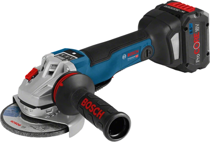 Bosch Professional GWS 18V-10 PSC Akku-Winkelschleifer inkl. L-Boxx + 2 Akkus 6.0/8.0Ah