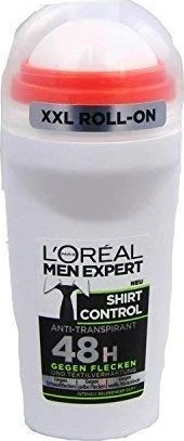 L'Oréal Men Expert Shirt Control Deodorant Roll-On, 50ml