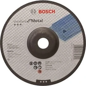 Bosch Professional A24PBF Standard for Metal Schleifscheibe, 180x6x22.23mm, 1 Stück