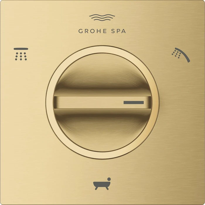 Grohe Allure 3-Wege Umstellung cool sunrise gebürstet