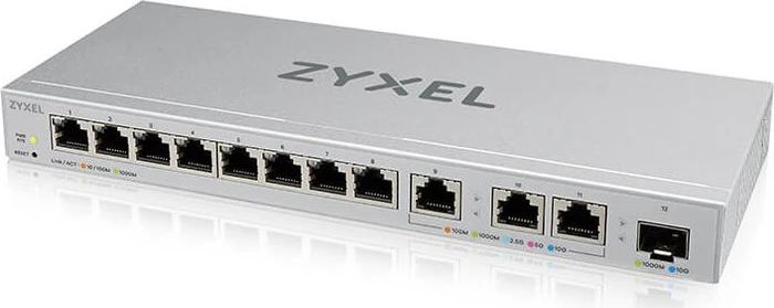 Zyxel XGS1250 Desktop Gigabit Smart Switch, 11x RJ-45, 1x SFP+