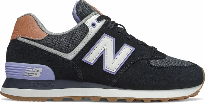 New Balance 574 black/mystic purple (Damen) (WL574BCX)
