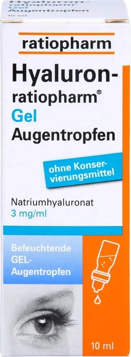 Hyaluron-ratiopharm GEL Augentropfen, 10ml
