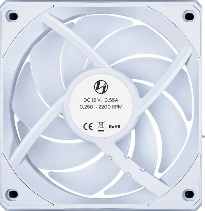Lian Li Uni Fan CL Wireless, weiß, LED-Steuerung, 120mm, 3er-Pack