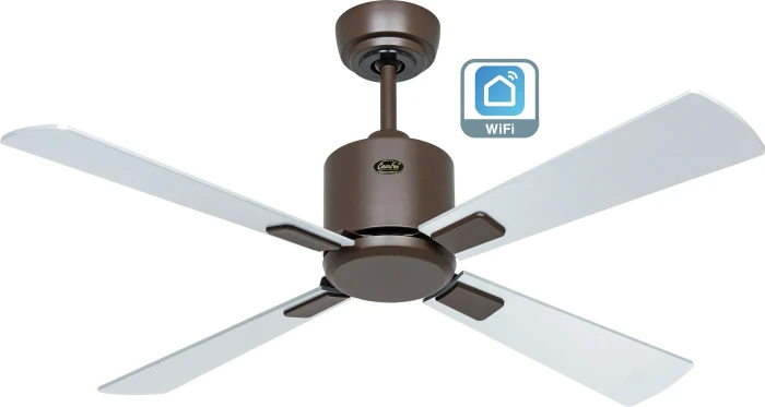 CasaFan Eco Neo III 103 BZ-WN/SI WiFi Deckenventilator silber/wenge