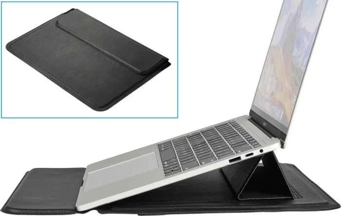 Black Rock Notebook Hülle Passend für maximal: 34,5 cm (13,6") Schwarz integrierter Laptop-Stand