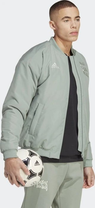 adidas FC Bayern München Chinese Story Padded Jacke silver green (Herren)