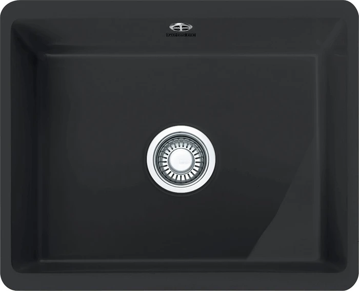 Franke Kubus KBK 110-50 Unterbau Becken mittig mit Ablauffernbedienung onyx